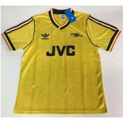 1986-88 Arsenal Retro Yellow Away Soccer Jersey Shirt