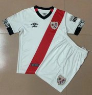 Kids Rayo Vallecano 2020-21 Home Soccer Kits Shirt With Shorts