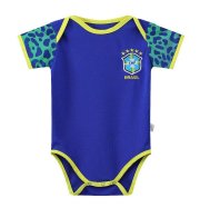 2022 FIFA World Cup Brazil Away Infant Soccer Jersey Little Baby Kit