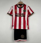 2023-24 Sheffield United FC Kids Home Soccer Kits Shirt With Shorts