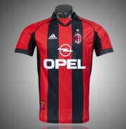 1998-2000 AC Milan Retro Home Soccer Jersey Shirt