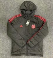 2020-21 Ajax Black Cotton Warn Coat