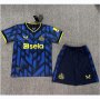 2023-24 Newcastle United Kids Third Away Soccer Kits Shirt With Shorts