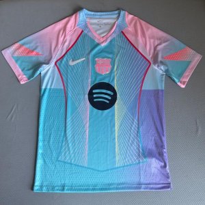 2025-26 Barcelona Blue Purple Special Soccer Jersey Shirt