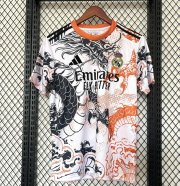 2025-26 Real Madrid Orange Special Soccer Jersey Shirt
