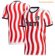 2021-22 Austin FC Red White Pre-Match Soccer Jersey Shirt