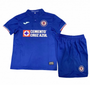 Kids Cruz Azul 2019/20 Home Soccer Shirt With Shorts