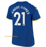 2021-22 Everton Home Soccer Jersey Shirt with André Gomes 21 printing