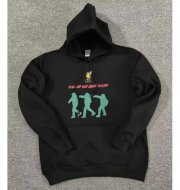 2022-23 Liverpool Black Green Hoodie Sweatshirt