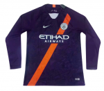 2018-19 Manchester City Long Sleeve Third Soccer Jersey Shirt