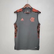 2021-22 Flamengo Grey Vest Soccer Jersey Shirt