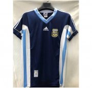 1998 Argentina Retro Away Soccer Jersey Shirt