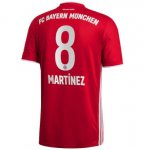 2020-21 Bayern Munich Home Soccer Jersey Shirt Martínez 8
