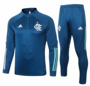 2020-21 Flamengo Blue Sweatshirt Training Suit with Pants