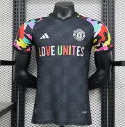 2023-24 Manchester United Black Special Edition Soccer Jersey Shirt Player Version