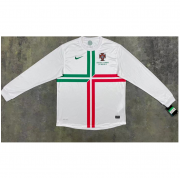2012 Portugal Retro Long Sleeve Away Soccer Jersey Shirt