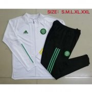 2020-21 Celtic White Training Kits Jacket with pants