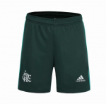 2019-20 Flamengo Goalkeeper Green Soccer Shorts