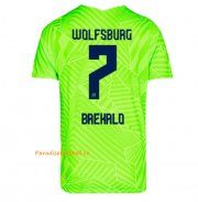 2021-22 Wolfsburg Home Soccer Jersey Shirt with Brekalo 7 printing