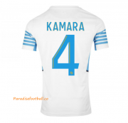 2021-22 Marseille Home Soccer Jersey Shirt with KAMARA 4 printing