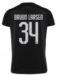 2019-20 Borussia Dortmund Away Soccer Jersey Shirt Bruun Larsen 34