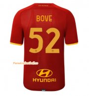 2021-22 AS Roma Home Soccer Jersey Shirt with BOVE 52 printing