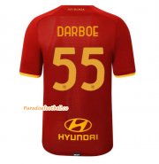 2021-22 AS Roma Home Soccer Jersey Shirt with DARBOE 55 printing