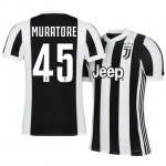 2017-18 Juventus Simone Muratore #45 Home Soccer Jersey