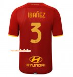 2021-22 AS Roma Home Soccer Jersey Shirt with IBAÑEZ 3 printing