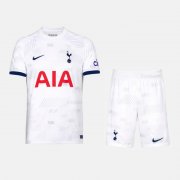 2023-24 Tottenham Hotspur Kids Home Soccer Kits Shirt With Shorts