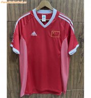 2002 China Retro Red Home Soccer Jersey Shirt