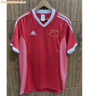 2002 China Retro Red Home Soccer Jersey Shirt