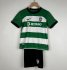 2023-24 Sporting Lisbon Kids Home Soccer Kits Shirt With Shorts