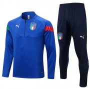 2022-23 Italy Blue Training Kits Sweatshirt with Pants