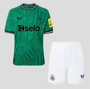 2023-24 Newcastle United Kids Away Soccer Kits Shirt With Shorts