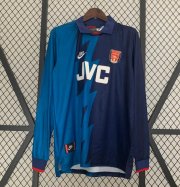 1995-96 Arsenal Retro Long Sleeve Away Soccer Jersey Shirt