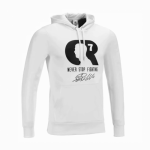 18-19 Ronaldo White Hoodie Never Stop Fighting