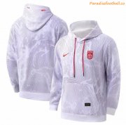 2021 China White Training Hoodie Sweater