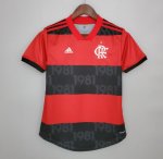 2021-22 FC Flamengo Women Home Soccer Jersey Shirt