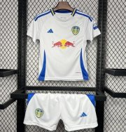 2024-25 Kids Leeds United FC Home Soccer Kits Shirt With Shorts
