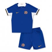 2023-24 Chelsea Kids Home Soccer Kits Shirt with Shorts