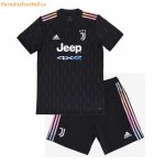 2021-22 Juventus Kids Away Soccer Kits Shirt With Shorts