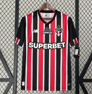 2024-25 Sao Paulo Away Soccer Jersey Shirt With All Sponsor