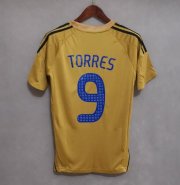 2008 Spain Retro Away Soccer Jersey Shirt Torres #9