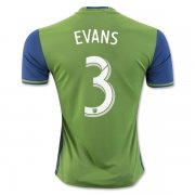 2016-17 Seattle Sounders 3 EVANS Home Soccer Jersey