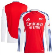 2024-25 Arsenal Home Long Sleeve Soccer Jersey Shirt