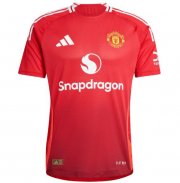 2024-25 Manchester United Home Soccer Jersey Shirt Player Version