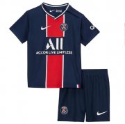 2020-21 Kids PSG Home Soccer Kits Shirt with Shorts