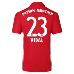 2016-17 Bayern Munich 23 VIDAL Home Soccer Jersey