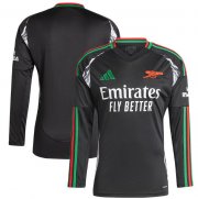 2024-25 Arsenal Away Long Sleeve Soccer Jersey Shirt